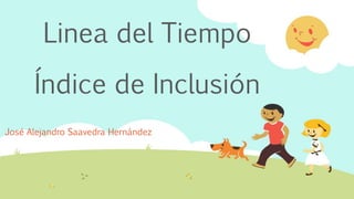 Linea del Tiempo 
Índice de Inclusión 
José Alejandro Saavedra Hernández 
 
