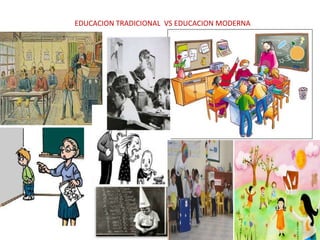 EDUCACION TRADICIONAL  VS EDUCACION MODERNA