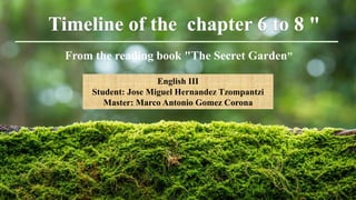 From the reading book "The Secret Garden"
English III
Student: Jose Miguel Hernandez Tzompantzi
Master: Marco Antonio Gomez Corona
 