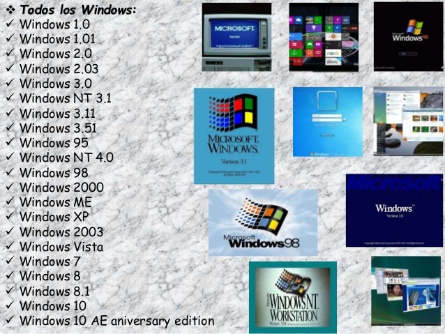 linea de tiempo de linux y windows linea de tiempo de windows