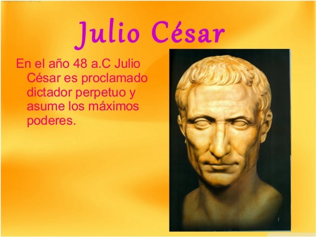 Resultado de imagen de CESAR DICTADOR