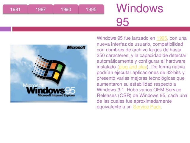 linea del tiempo de windows linea de tiempo de windows