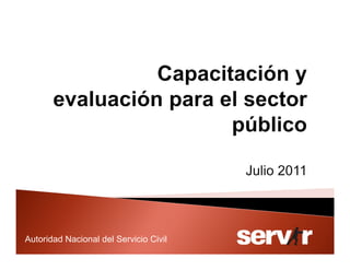 Autoridad Nacional del Servicio Civil
 