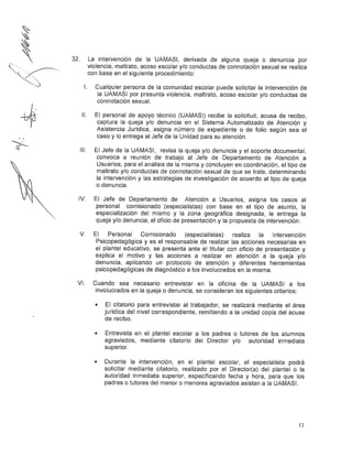 Lineamientos violencia