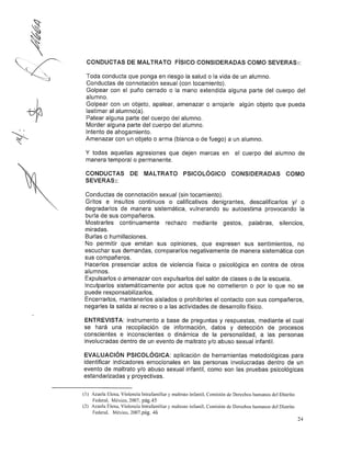 Lineamientos violencia