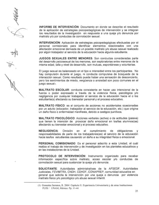 Lineamientos violencia