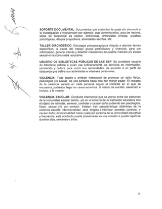 Lineamientos violencia