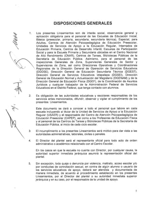 Lineamientos violencia