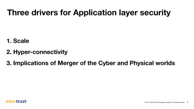 Application security as crucial to the modern distributed trust model | PPT