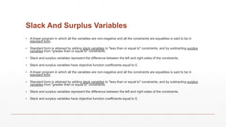 Linear Programming | PPT