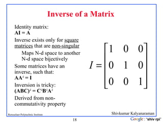 Linear algebra | PPT