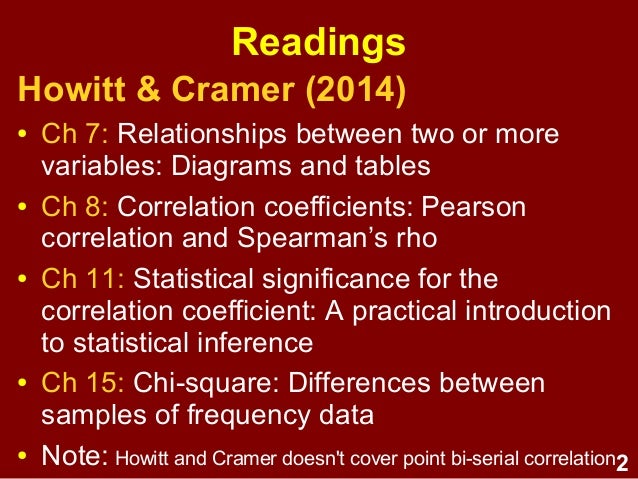 introduction to statistics in psychology howitt and cramer pdf