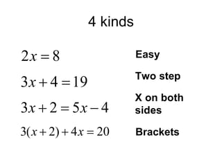 4 kinds Easy Two step X on both sides Brackets 
