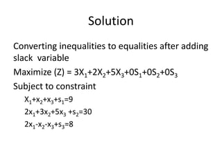 Linear programming | PPT