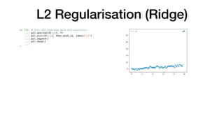 L2 Regularisation (Ridge)
 