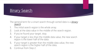 Linear search-and-binary-search | PPTX image.