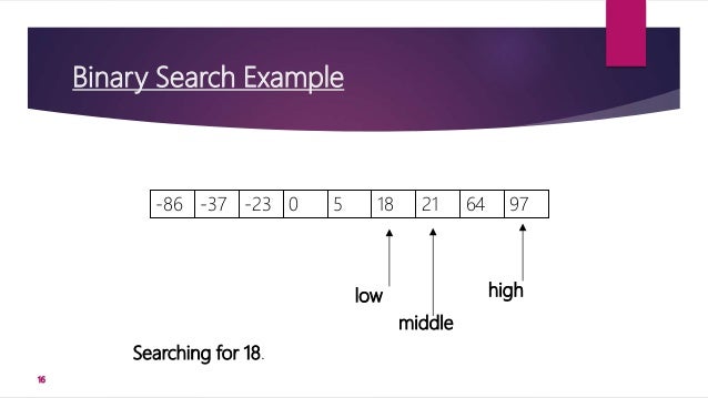 Linear search-and-binary-search