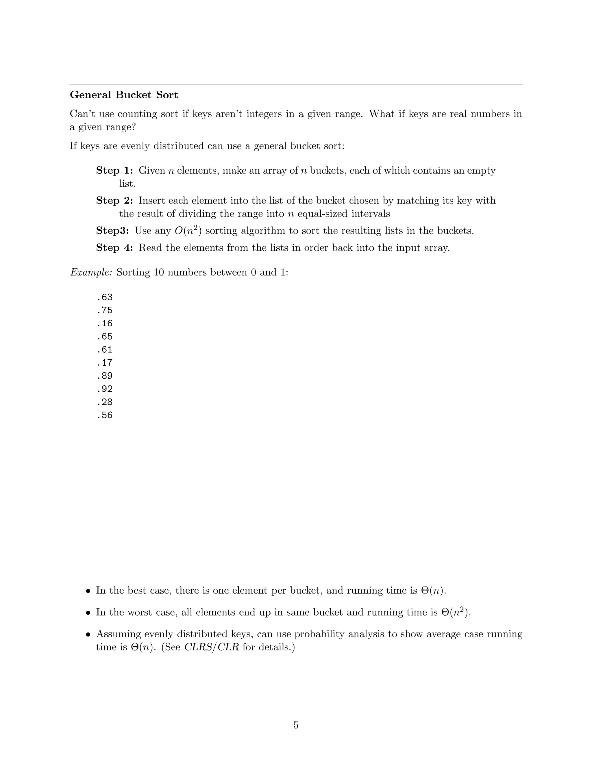 Linear sorting | PDF