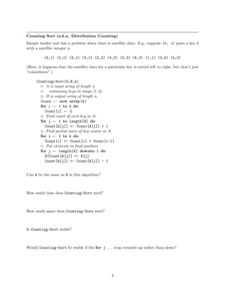 Linear sorting | PDF