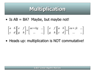 Linear Algebra | PPT