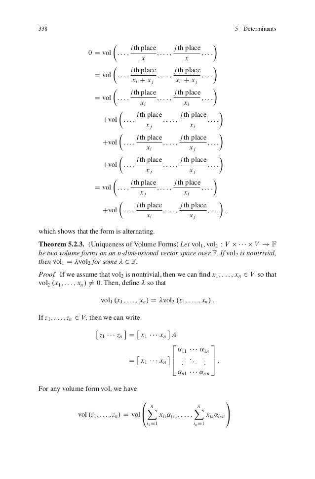 Linear Algebra