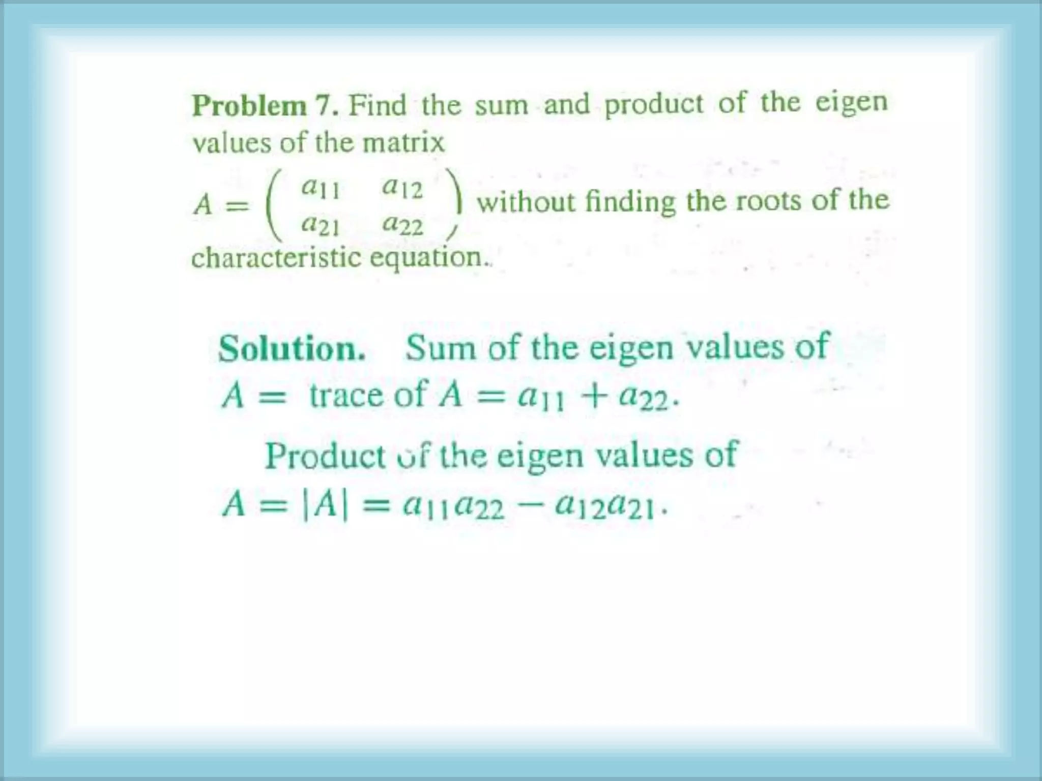 Linear algebra | PPTX