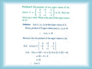 Linear algebra | PPTX