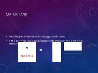 LINEAR ALGEBRA, WITH OPTIMIZATION | PPTX