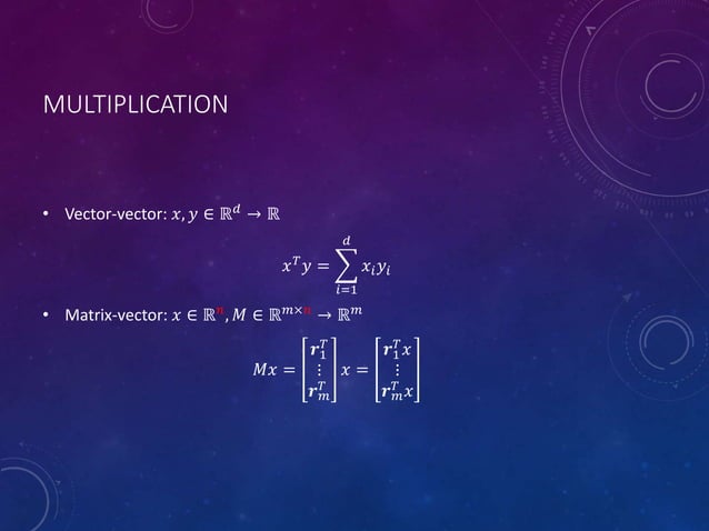 LINEAR ALGEBRA, WITH OPTIMIZATION | PPTX | Physics | Science