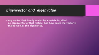Linear algebra | PPTX