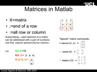 Linear Algebra for beginner and advance students | PPT