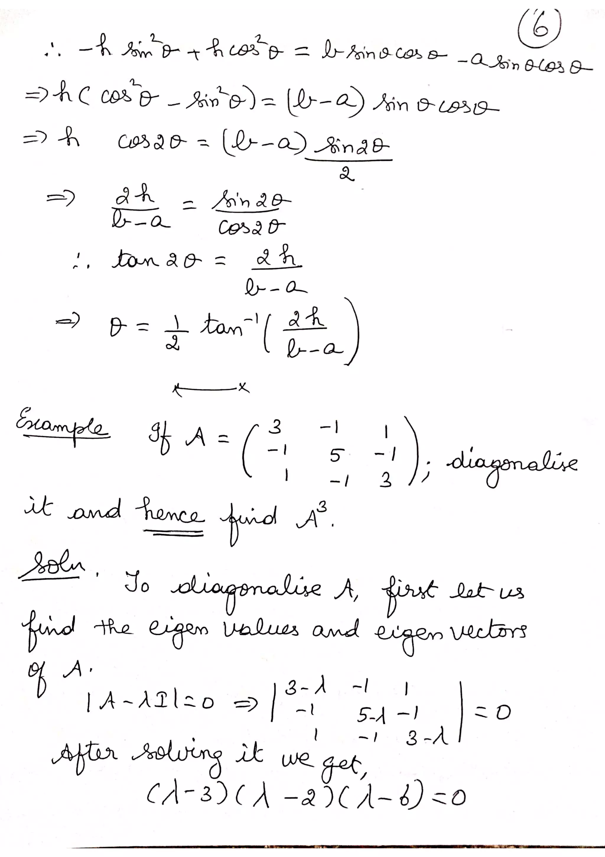 Linear algebra Diagonalizable matrices