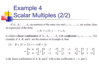 Example 4
Scalar Multiples (2/2)
 
