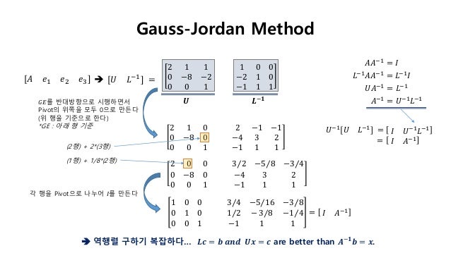 선형대수 04. Inverse and Transpose