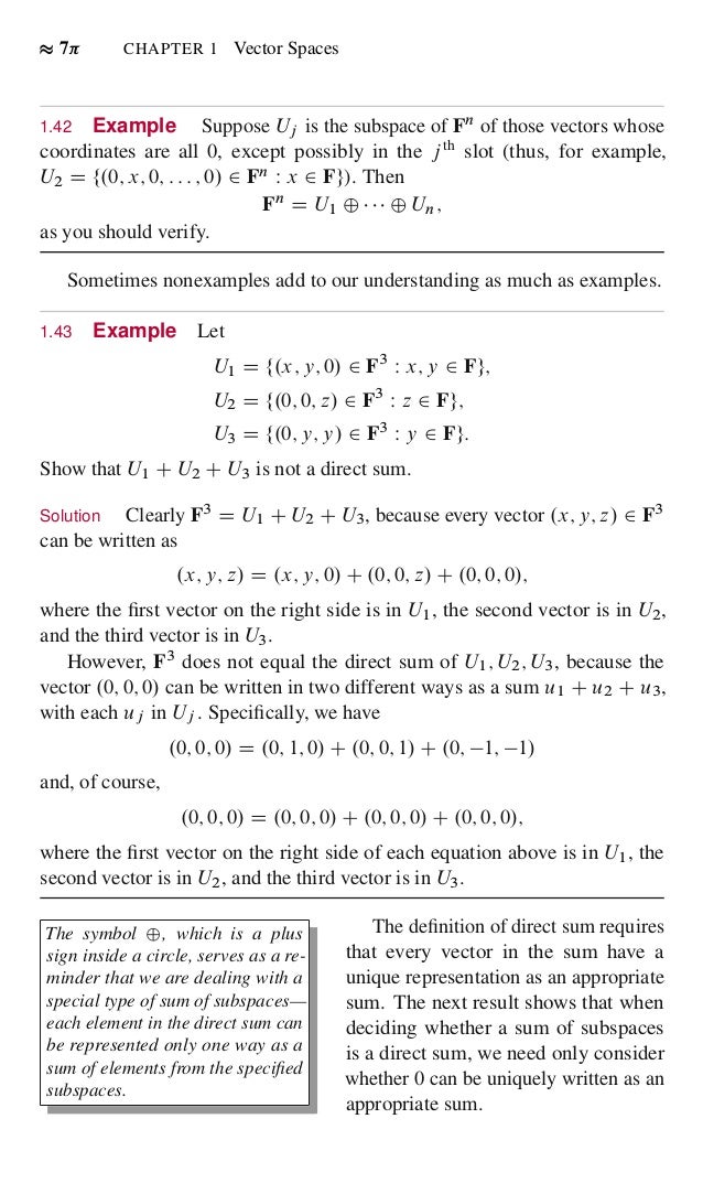 Linear Algebra Done Right
