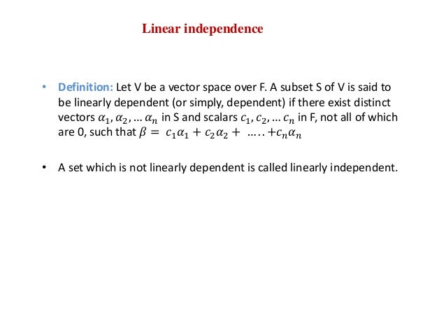 Linear Algebra For Competitive Exams