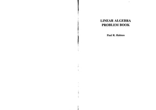 Linear algebra problem book   