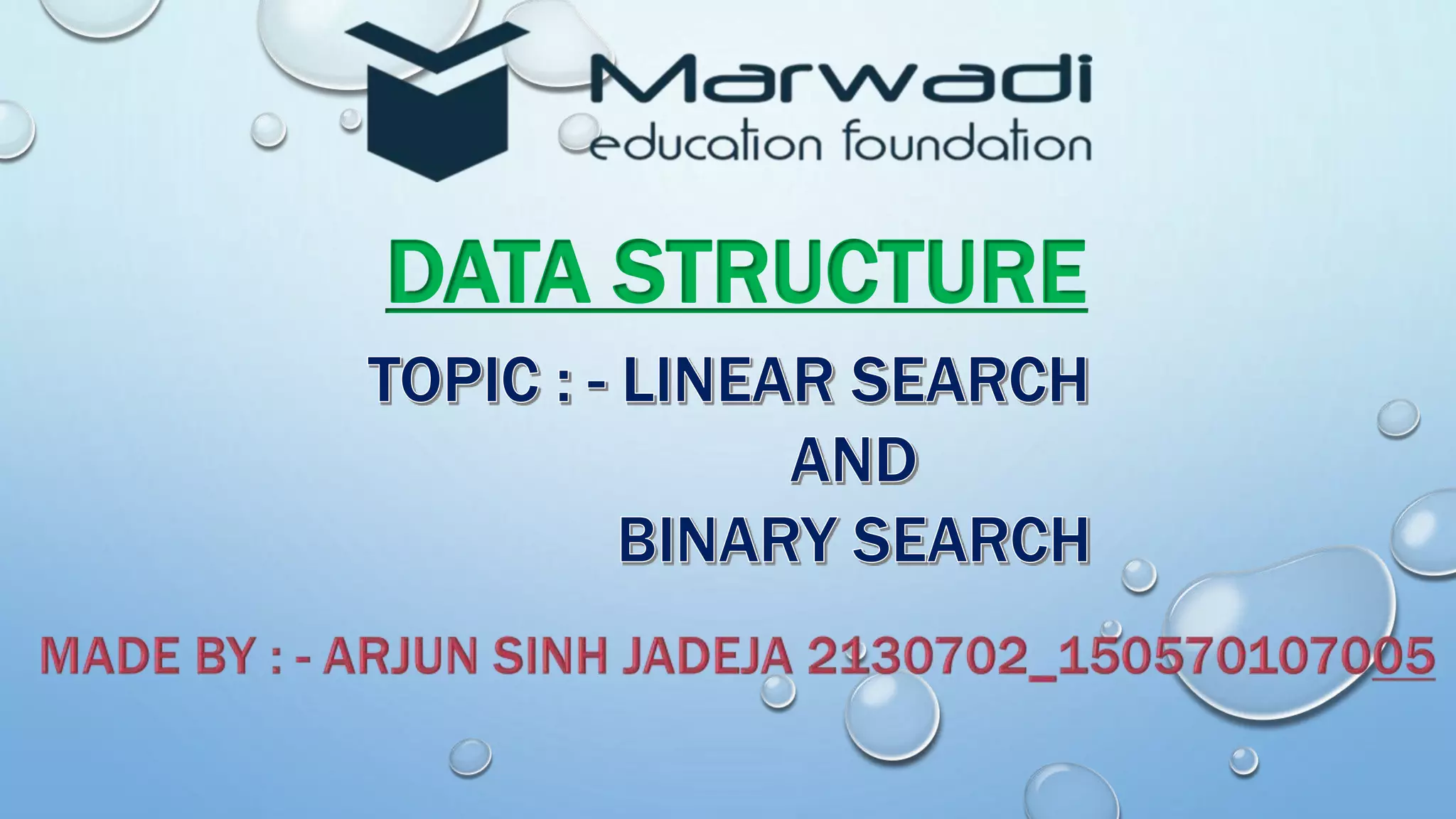 DATA STRUCTURE
 