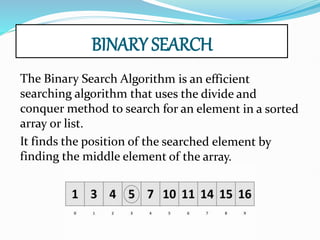 Linear and Binary search .pptx