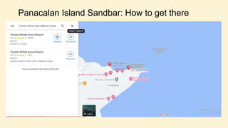 Panacalan Island Sandbar: How to get there
 