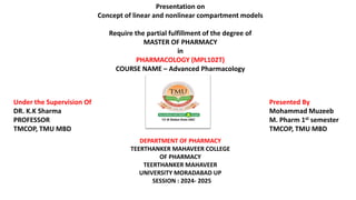 Linear and non Linear compartment pharmacology.pdf