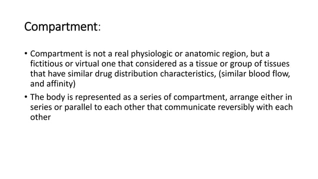 Linear and non Linear compartment pharmacology.pdf