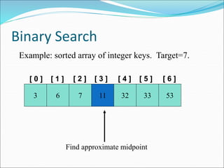 Linear and Binary search | PPTX | Search | Internet