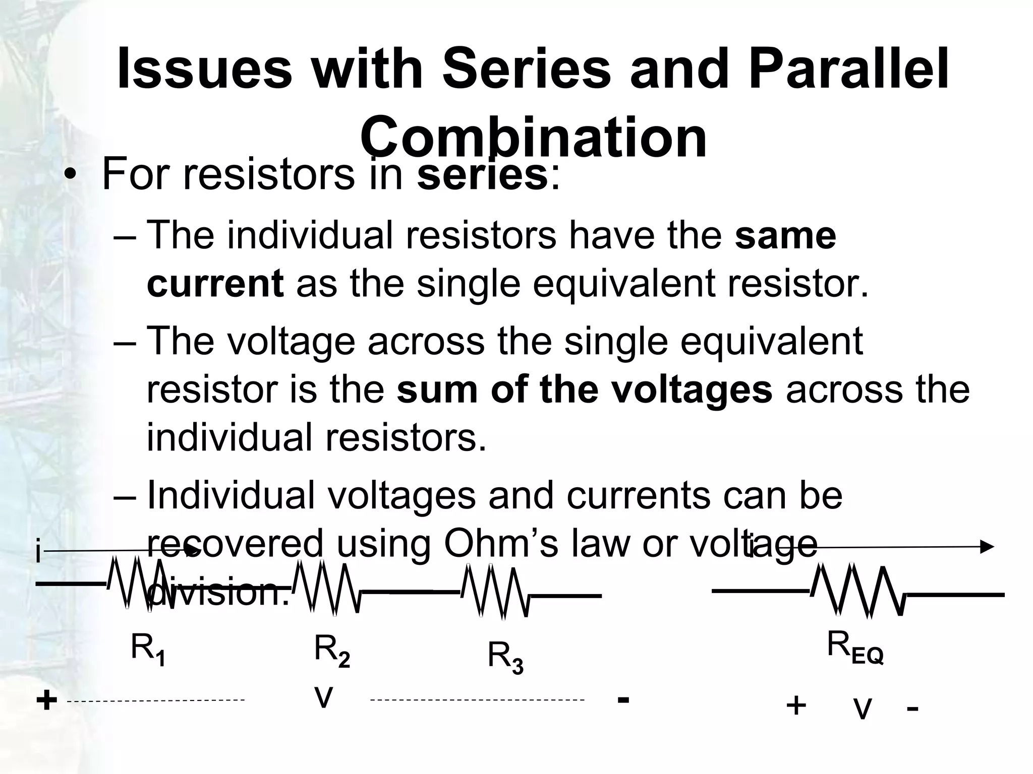 Linear circuit analysis 3 | PPTX