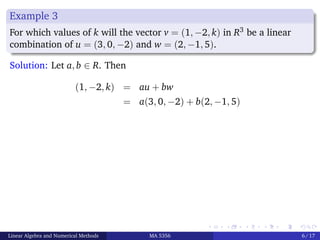 Linear Combinations.pdfhkuhcvurcyyr6thtu | PDF