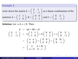 Linear Combinations.pdfhkuhcvurcyyr6thtu | PDF
