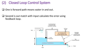 Linear control system Open loop & Close loop Systems | PPTX