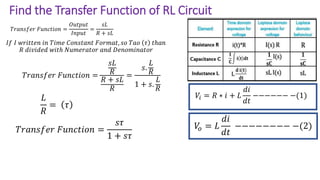 Cd R Loop Transfer Function Linear control system Open loop & Close loop Systems | PPTX