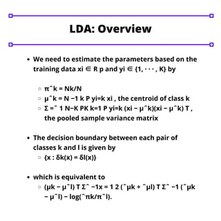 Linear discriminant analysis | PDF