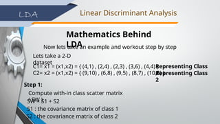 Linear Discriminant Analysis of machine learning.pptx